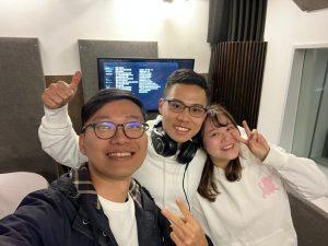 錄音客人Carcar情侶 合照